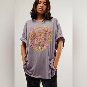Daydreamer Fleetwood Mac Flower Tee- Lavender
